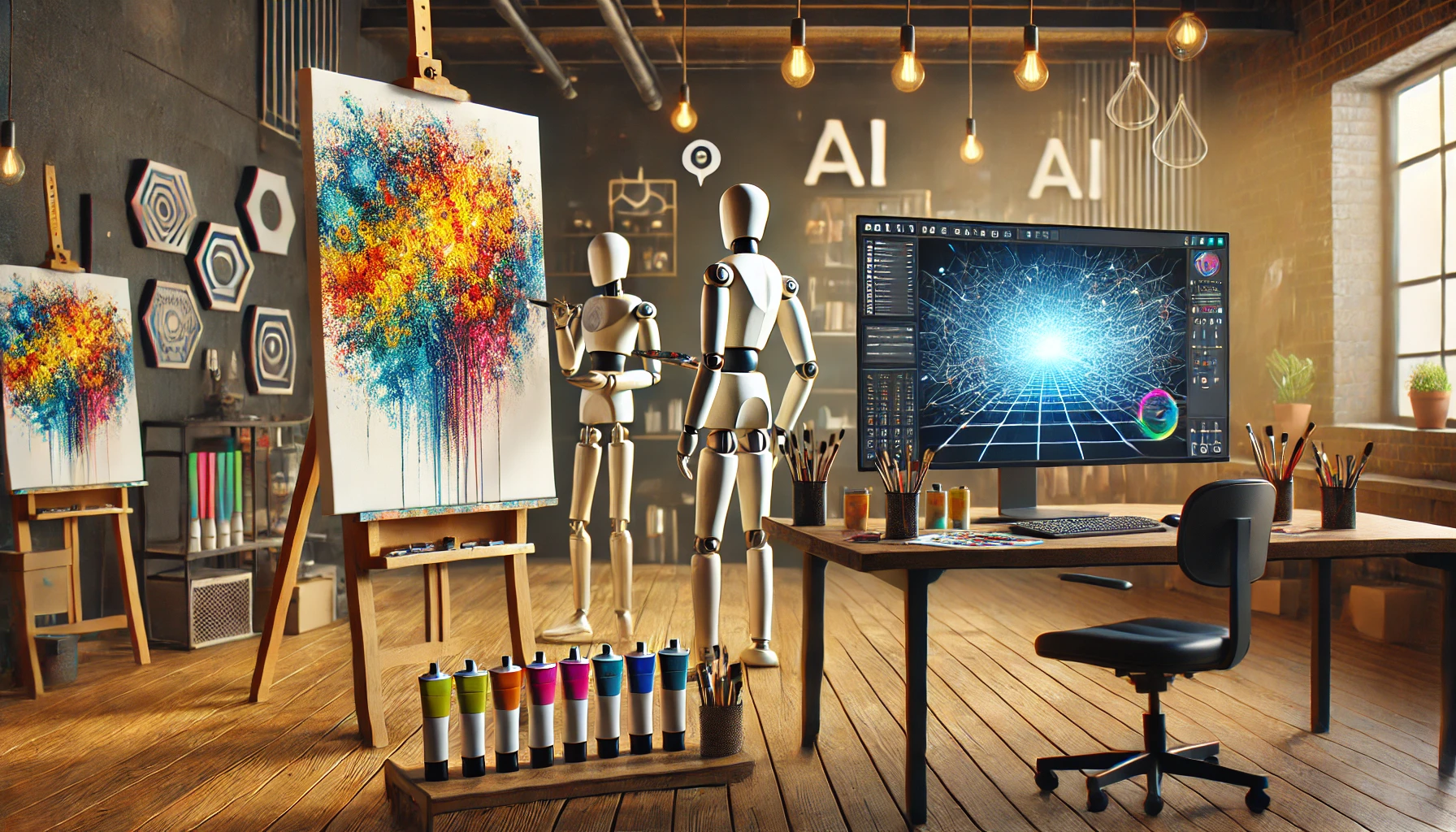 The Rise of AI in Artistic Collaboration and its Impact on Creativity